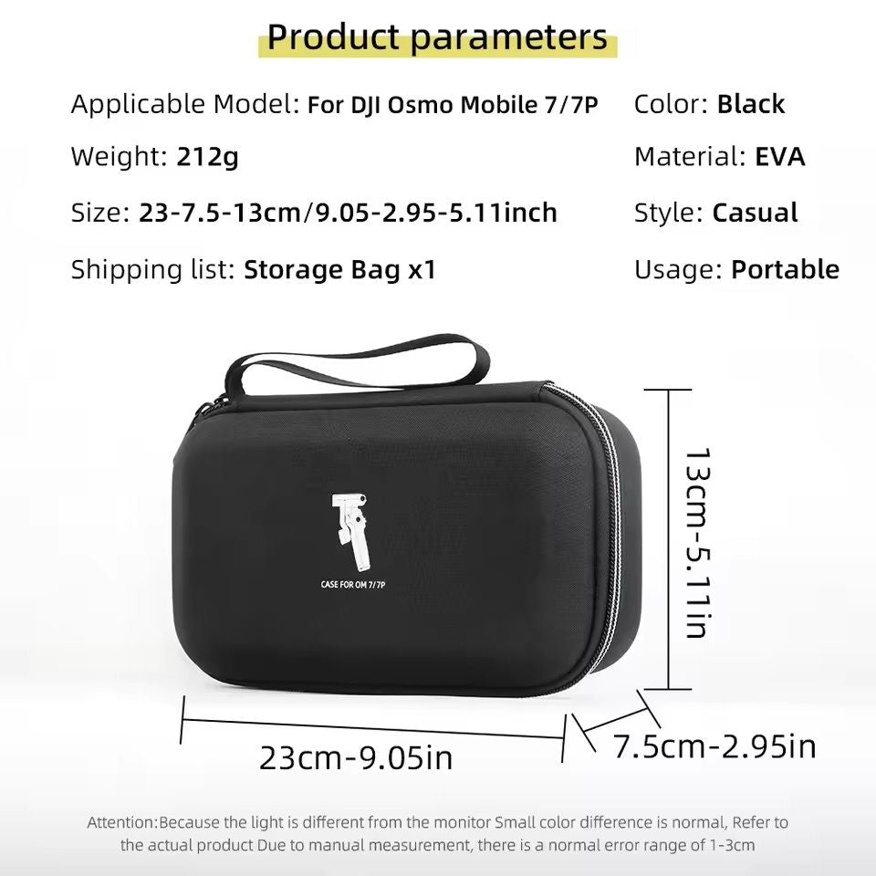 Portable Carrying Case For DJI Osmo Mobile 7 7P Gimbal  Shockproof Travel Organizer 3