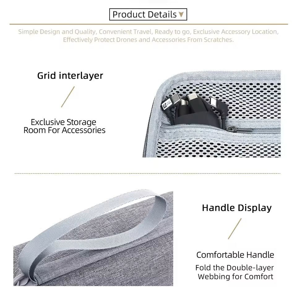 Portable Carrying Case For DJI Osmo Mobile 7 7P Gimbal  Shockproof Travel Organizer 5