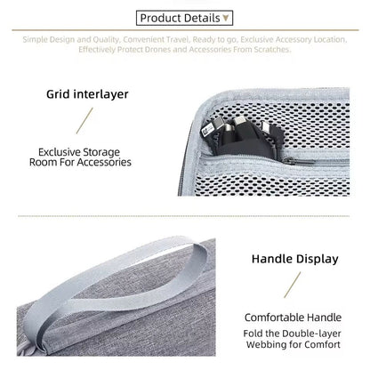 Portable Carrying Case For DJI Osmo Mobile 7 7P Gimbal  Shockproof Travel Organizer 5