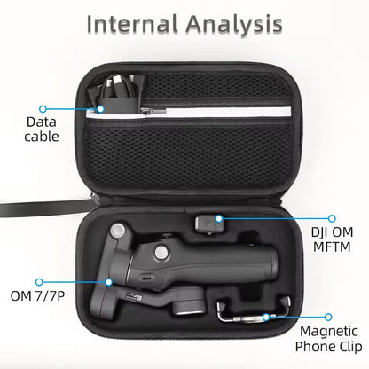 Portable Carrying Case For DJI Osmo Mobile 7 7P Gimbal  Shockproof Travel Organizer 7