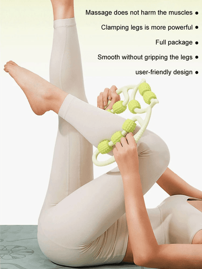 12Ring Leg Slimming Massage Tool  Muscle Stretching And Circular Leg Toner For Home Fitness 3