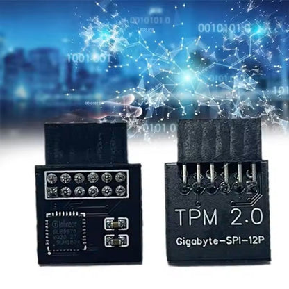 TPM 20 Security Module Board For ASUS MSI GIGABYTE ASRock  12141820 Pin Remote Encryption Module 2