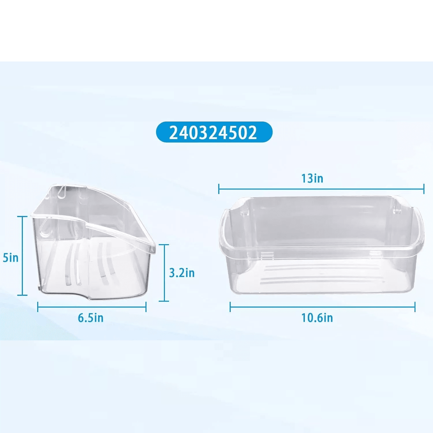 Door Bin Compatible With Frigidaire Kenmore Replacement Refrigerator Door Shelf Bin For Frigidaire  1