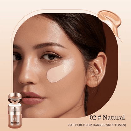 Air Cushion BB Cream Foundation  Moisturizing Waterproof And OilControl Coverage With Butterfly Puf 1
