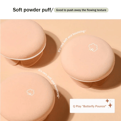 Air Cushion BB Cream Foundation  Moisturizing Waterproof And OilControl Coverage With Butterfly Puf 3