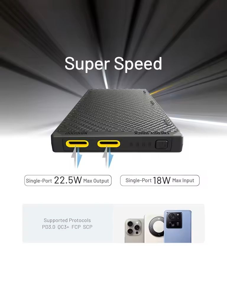 NITECORE NB10000 Gen3 Carbon Fiber Power Bank  10000mAh Ultra Lightweight Fast Charging USBC 2