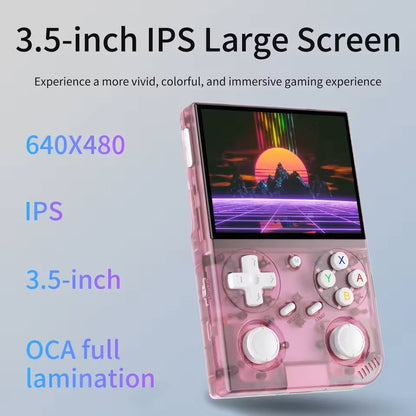 G350 Handheld Retro Gaming Console  Dual Joystick Vibration Linux System 5