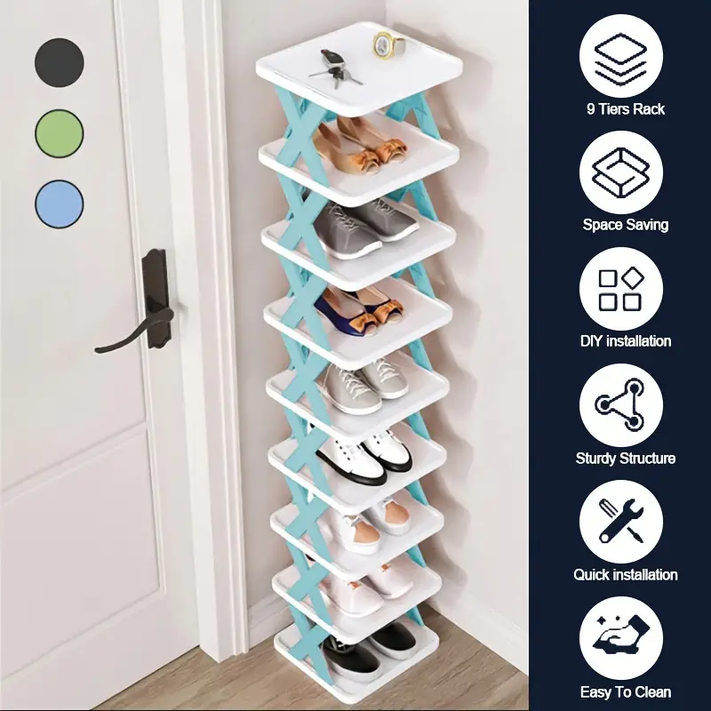 MultiLayer Shoe Rack Storage Organizer Detachable SpaceSaving Shoe Shelf For Home  Dorm 6