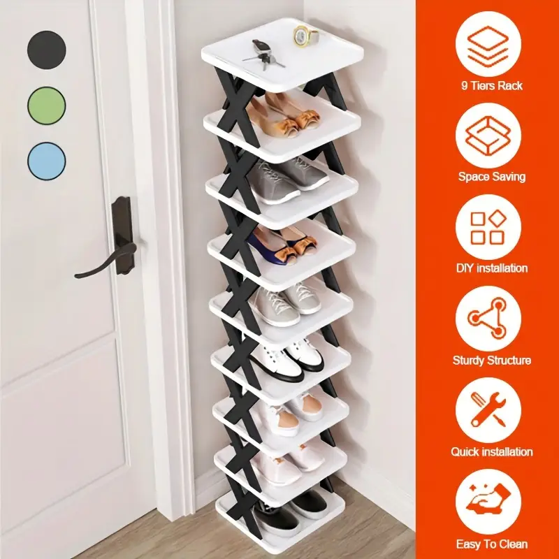 MultiLayer Shoe Rack Storage Organizer Detachable SpaceSaving Shoe Shelf For Home  Dorm 5