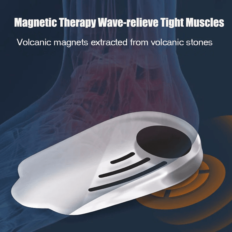 Magnetic Silicone Orthopedic Insoles  Plantar Fasciitis Relief  Foot Correction Heel Pads For OX Le 5