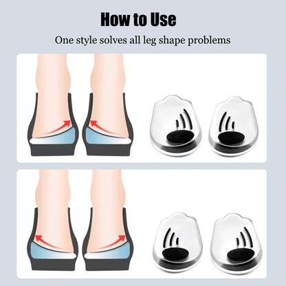 Magnetic Silicone Orthopedic Insoles  Plantar Fasciitis Relief  Foot Correction Heel Pads For OX Le 6