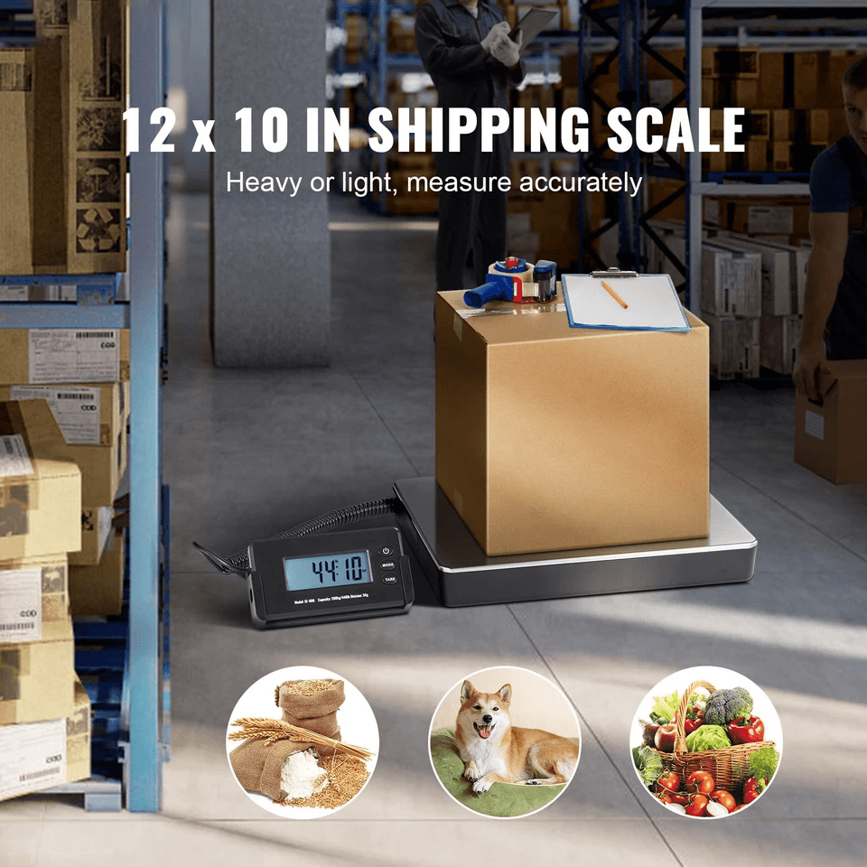 Digital Shipping Scale Postal Scale With LCD ACDC Dual Power  Stainless Steel Platform 1