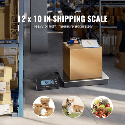 Digital Shipping Scale Postal Scale With LCD ACDC Dual Power  Stainless Steel Platform 1