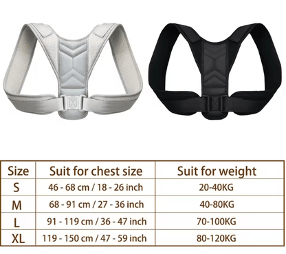 Adjustable Back  Shoulder Posture Corrector  Neck Brace And Spine Support For Home Or Office Use 5