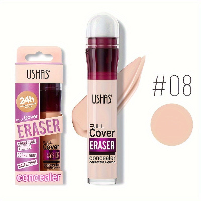 Sponge Head Concealer for Dark Circles & Blemishes Long Lasting Moisturizing Liquid Foundation