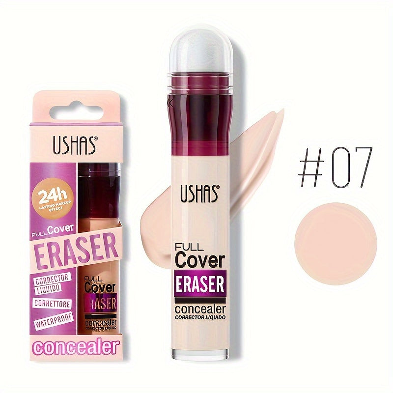 Sponge Head Concealer for Dark Circles & Blemishes Long Lasting Moisturizing Liquid Foundation
