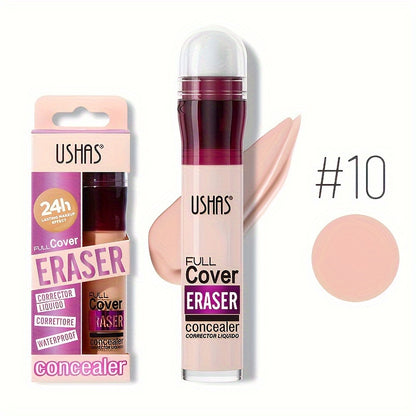 Sponge Head Concealer for Dark Circles & Blemishes Long Lasting Moisturizing Liquid Foundation