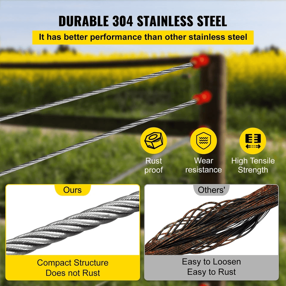 Stainless Steel Wire Rope Cable Railing High Load Capacity 4