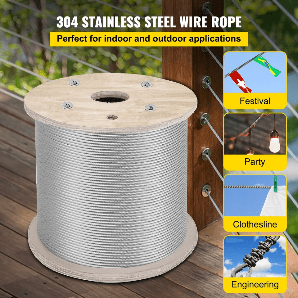 Stainless Steel Wire Rope Cable Railing High Load Capacity 1