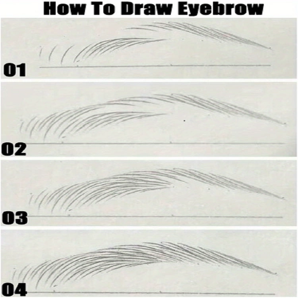 Ultra Fine Eyebrow Pen Smudge Proof Waterproof Liquid Brow Pencil With Micro Brush For Hair Like St 2
