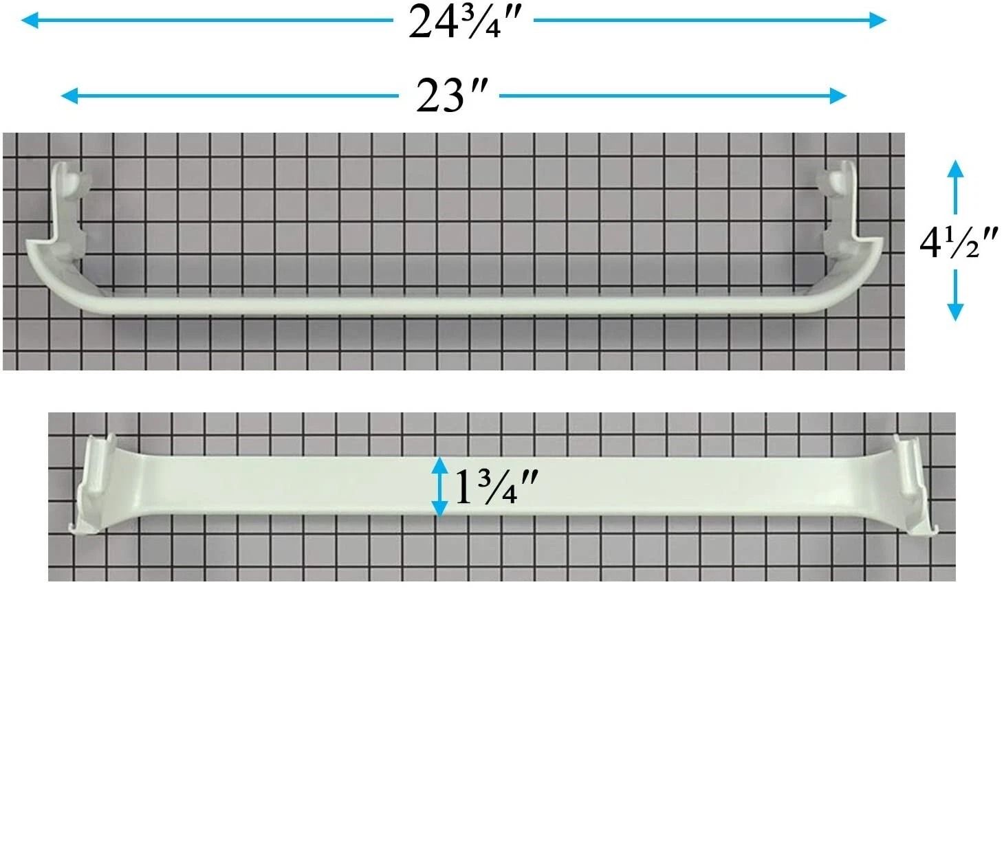 Replacement Refrigerator Door Shelf Rack Bar Compatible With Frigidaire AP3214630 PS734935  Durable 3
