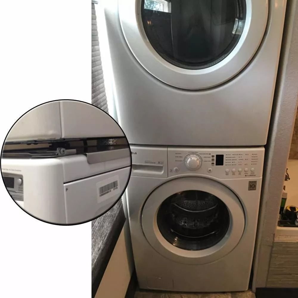 27 Inch KSTK1 Laundry Stacking Kit  Compatible With LG Dryer  Washer  Secure Stacking Solution 3