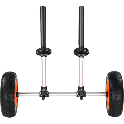 Adjustable Kayak Cart Canoe Boat Carrier, Solid Tires, Width Adjustable