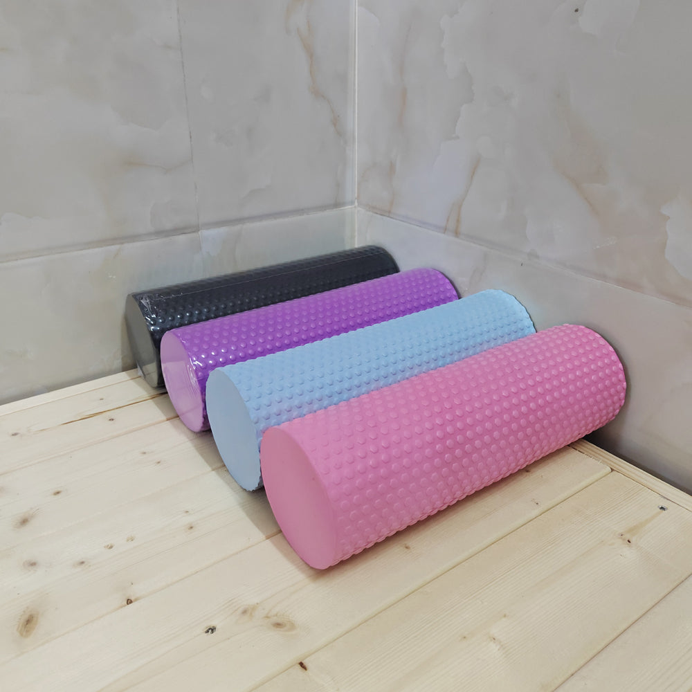EVA Foam Yoga Roller 95cm X 297cm HexagonalRound Massage Roller For Pilates Muscle Recovery  Home W 1