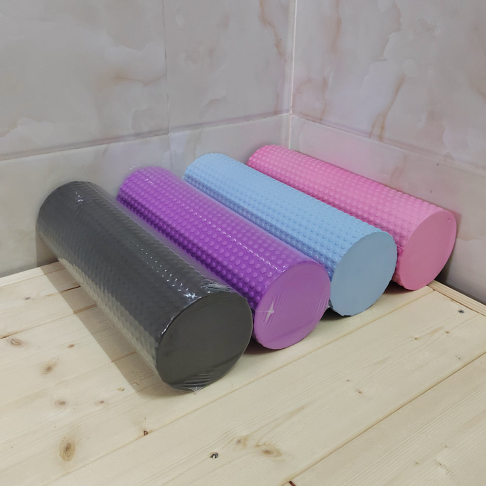 EVA Foam Yoga Roller 95cm X 297cm HexagonalRound Massage Roller For Pilates Muscle Recovery  Home W 2