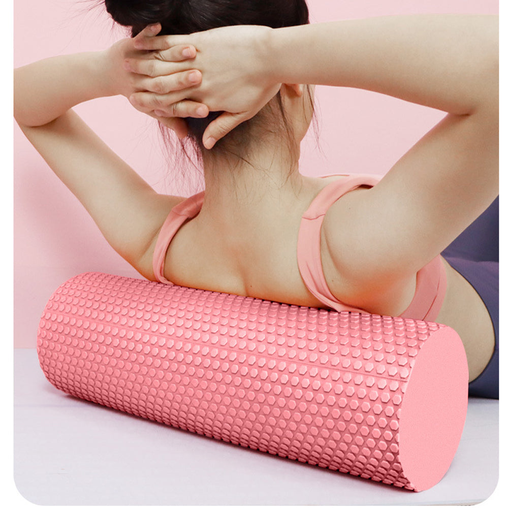 EVA Foam Yoga Roller 95cm X 297cm HexagonalRound Massage Roller For Pilates Muscle Recovery  Home W 3