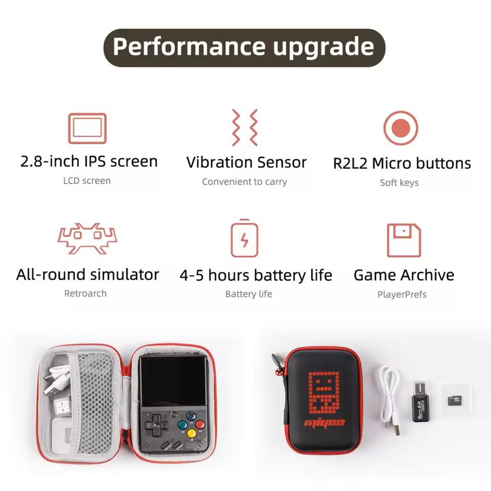 Mini Retro Handheld Gaming Console With 28Inch IPS Screen And Linux OS 1