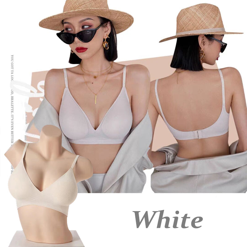 Women Sexy Seamless Bras Deep V Neck Bralette Sexy Lingerie Letter Strap Tops Push Up Underwear Wir 7