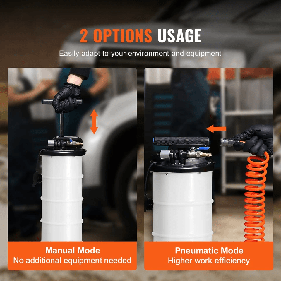 Dual Mode Fluid Extractor Pneumatic  Manual Oil Change Vacuum Pump 1