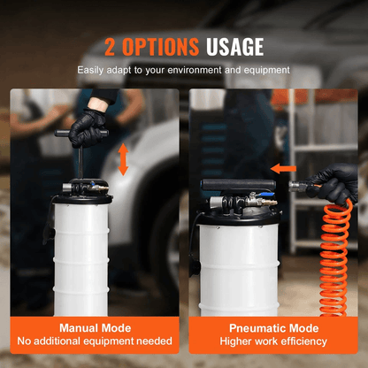 Dual Mode Fluid Extractor Pneumatic  Manual Oil Change Vacuum Pump 1