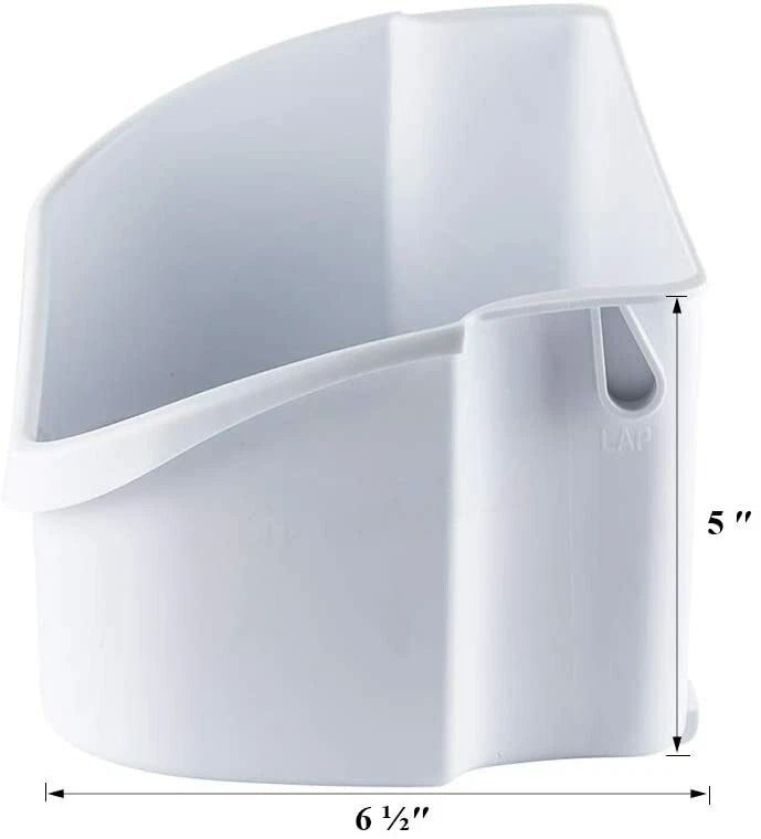 White Gallon Door Bin Compatible With Frigidaire Refrigerator  Replacement For PS430121  240356401 1