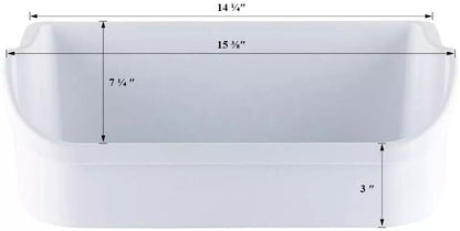 White Gallon Door Bin Compatible With Frigidaire Refrigerator  Replacement For PS430121  240356401 3
