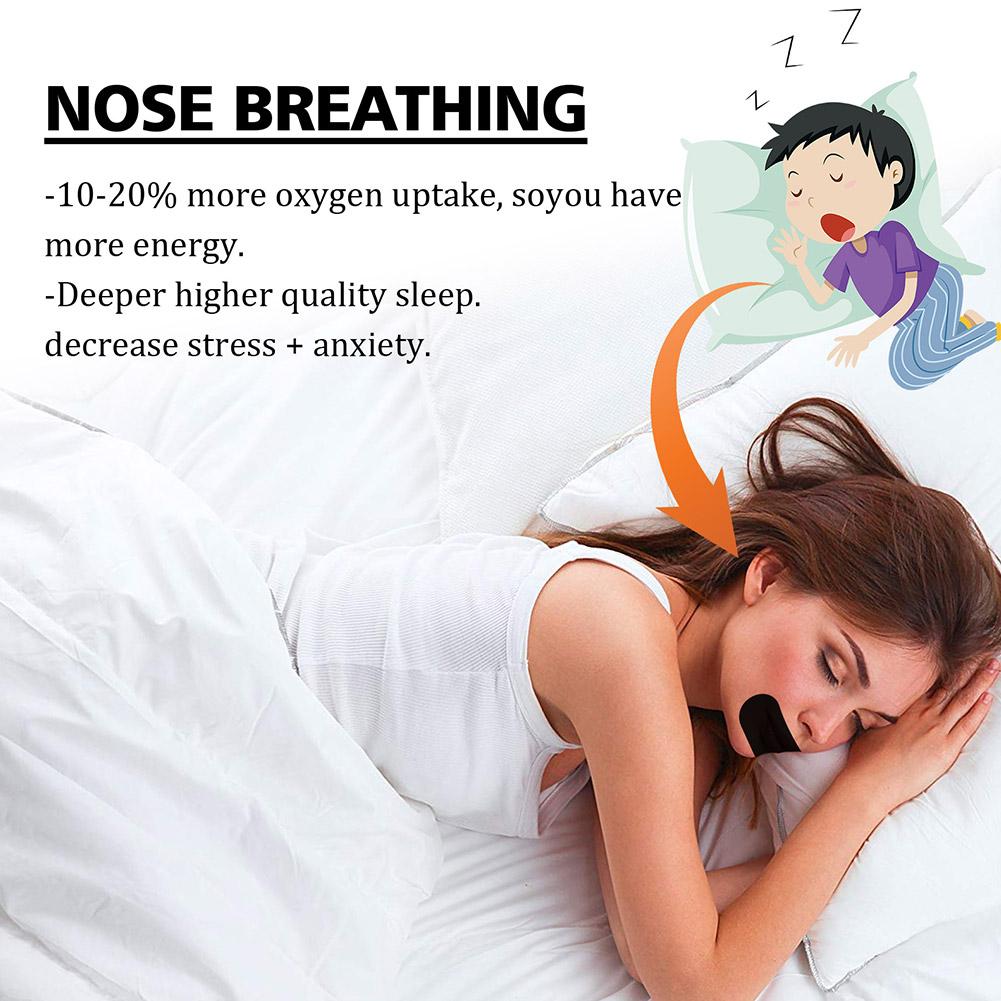 Anti Snoring Mouth PatchesImprove Breathing  Sleep QualityPortable Night Use Orthosis Tape Hypoalle 2
