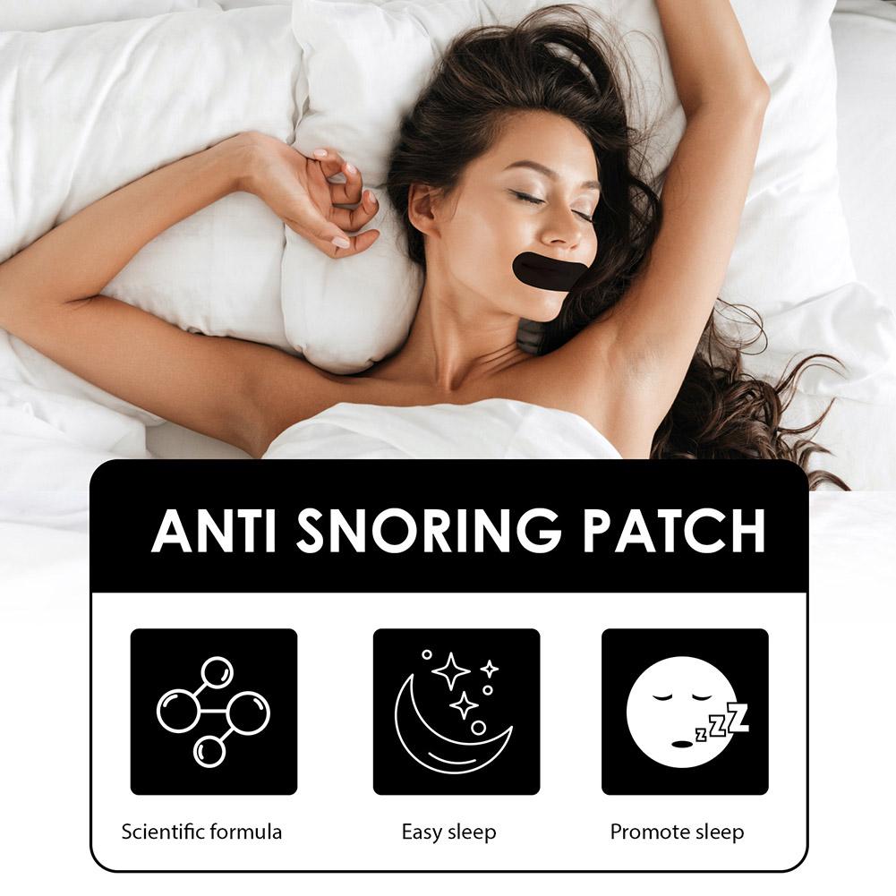 Anti Snoring Mouth PatchesImprove Breathing  Sleep QualityPortable Night Use Orthosis Tape Hypoalle 3