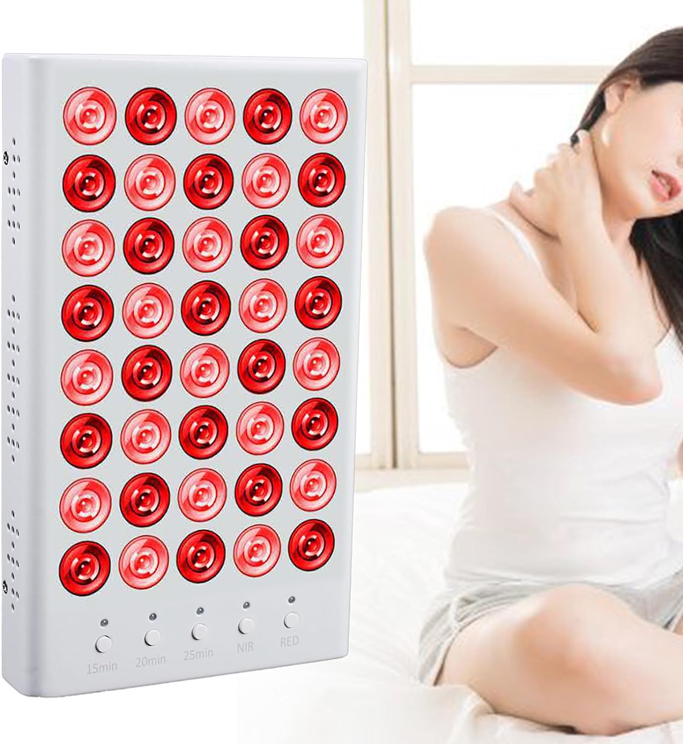 Portable Red Light Therapy Device Panel with Near Infrared Led Light for Therapy Panel for Pain Relief & Skin Health