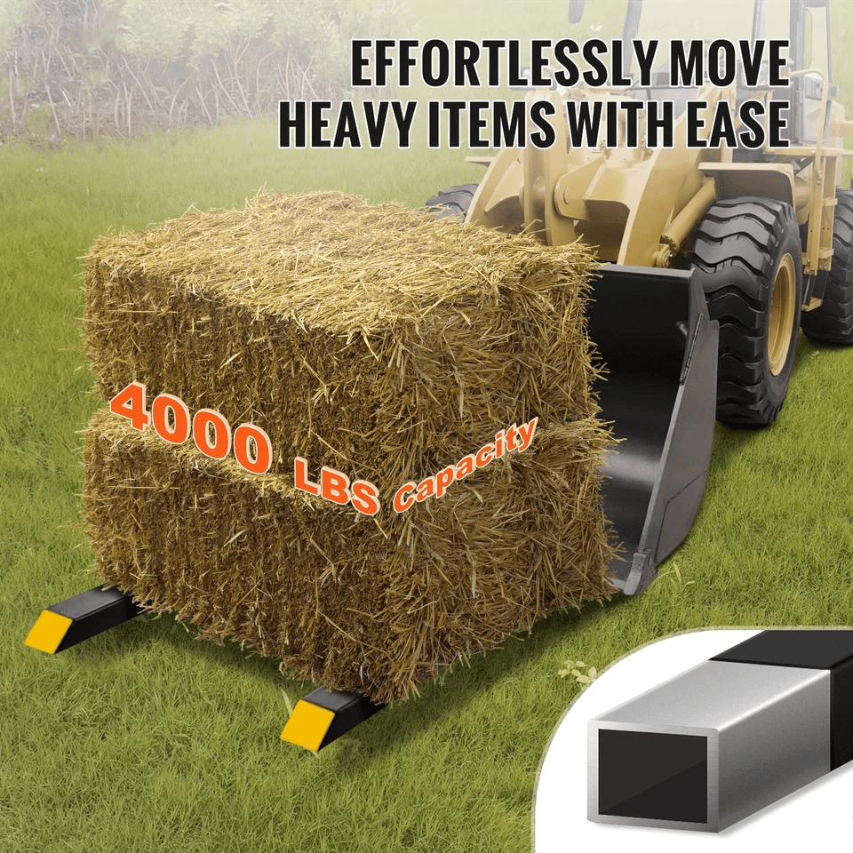 Pallet Forks Clamp On Tractor Forks Adjustable Bucket Forks 5