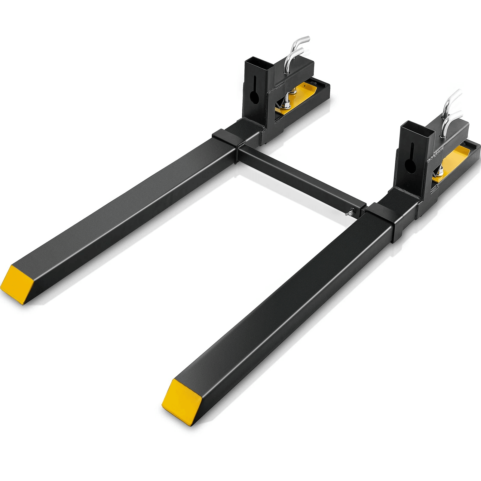 Pallet Forks, Clamp On Tractor Forks Adjustable Bucket Forks