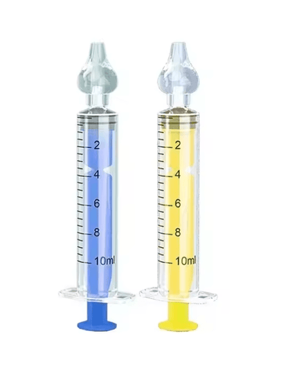 Silicone Baby Nasal Aspirator  Reusable Infant Nose Cleaner Syringe And Nasal Irrigator 13