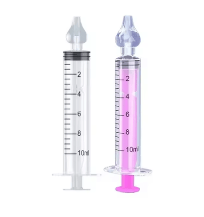 Silicone Baby Nasal Aspirator  Reusable Infant Nose Cleaner Syringe And Nasal Irrigator 14