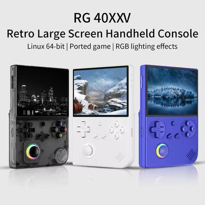Retro Handheld Gaming Console with Joystick and RGB Lighting 4 Inch Screen