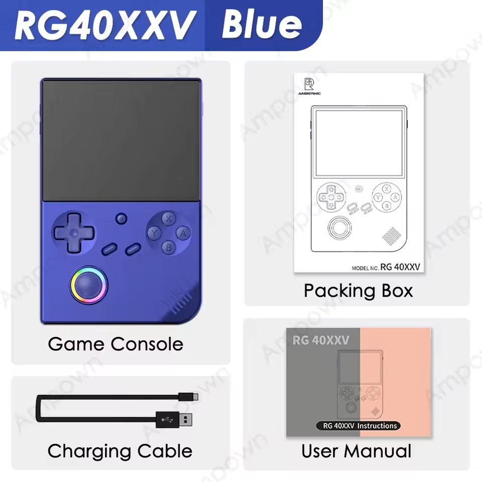 Retro Handheld Gaming Console With Joystick And RGB Lighting 4 Inch Screen 6