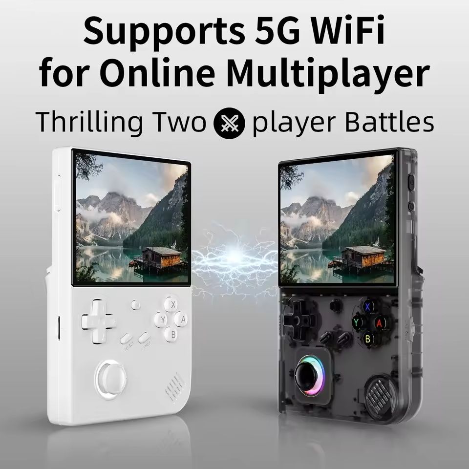 Retro Handheld Gaming Console With Joystick And RGB Lighting 4 Inch Screen 7