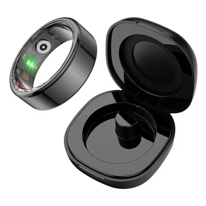 Smart Ring With Charging Case And 39 Day Battery Life Waterproof Health Monitor 1