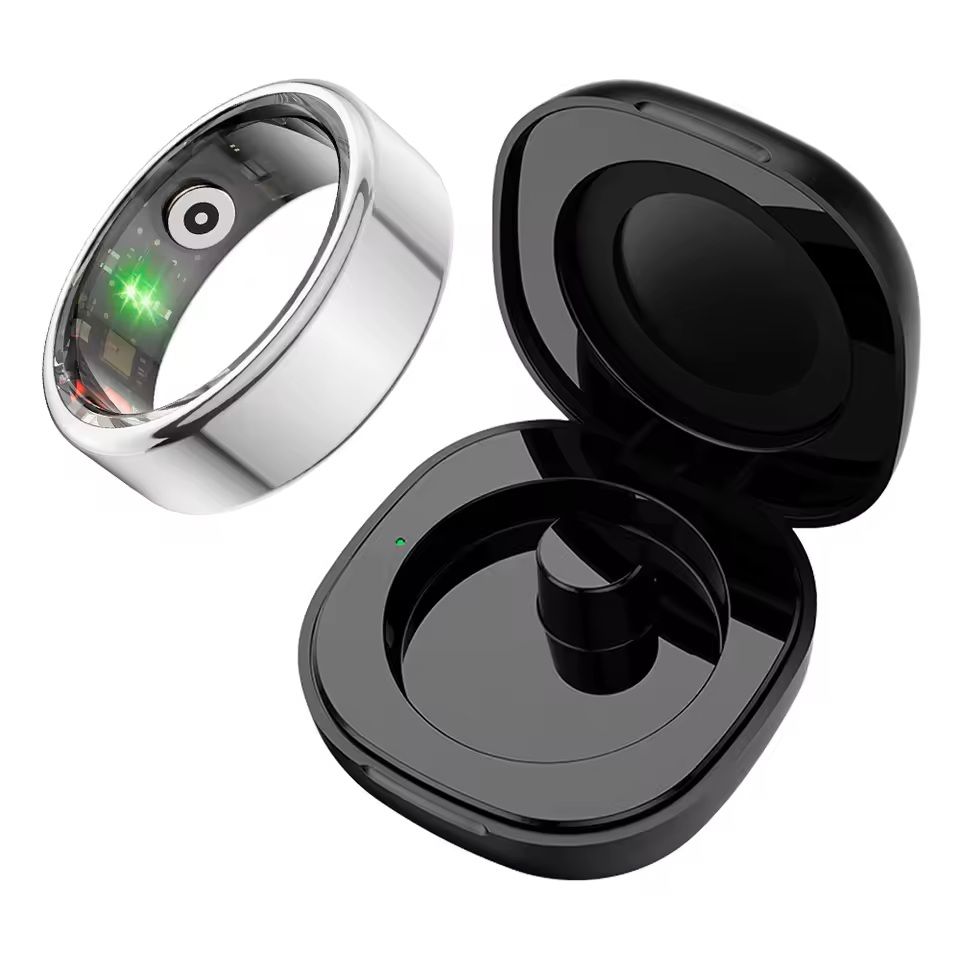 Smart Ring With Charging Case And 39 Day Battery Life Waterproof Health Monitor 6