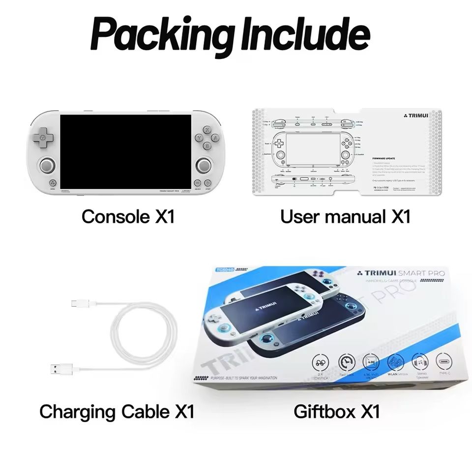 Retro Handheld Game Console With Joystick And RGB Lighting 5 Inch Screen Smart System 2