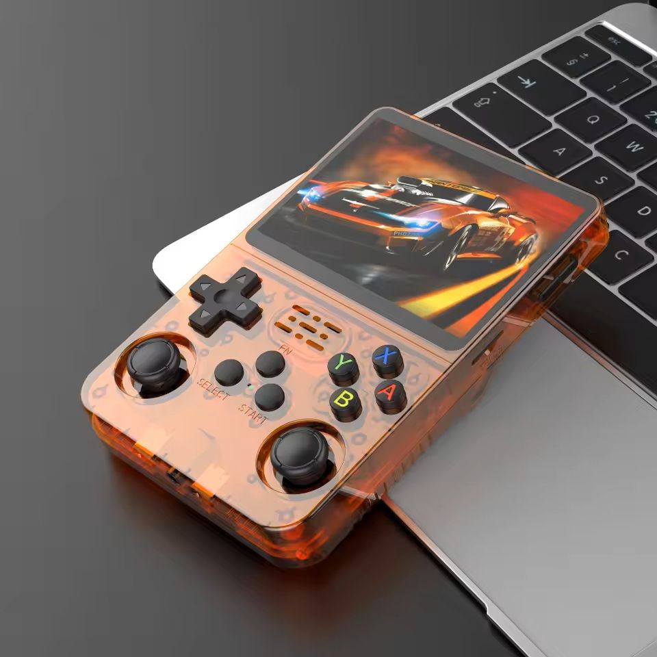 Retro Game Console 35 Inch Screen With 64G Or 128G Storage Linux System Portable Player 1